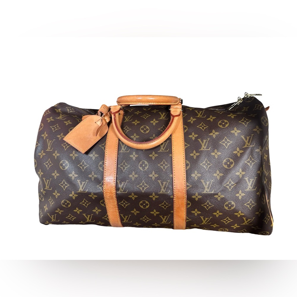 Authentic 1993 Louis Vuitton Monogram Carryall 50 Duffel Bag